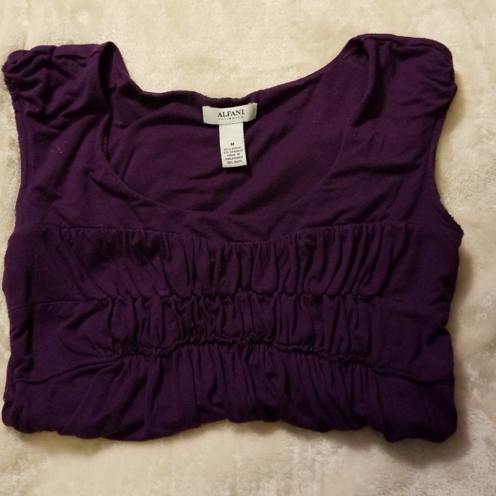 Ruffled Front Tank Top